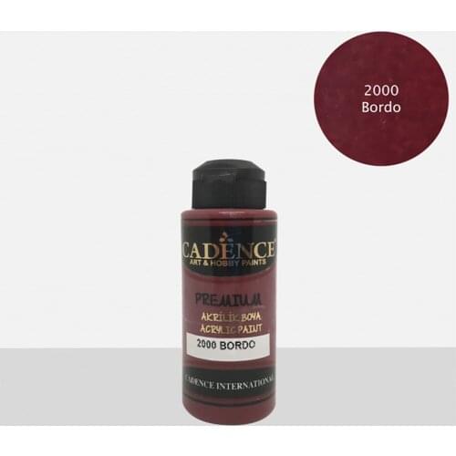 Cadence Acrylic Paint 2000-Bordo 120ml