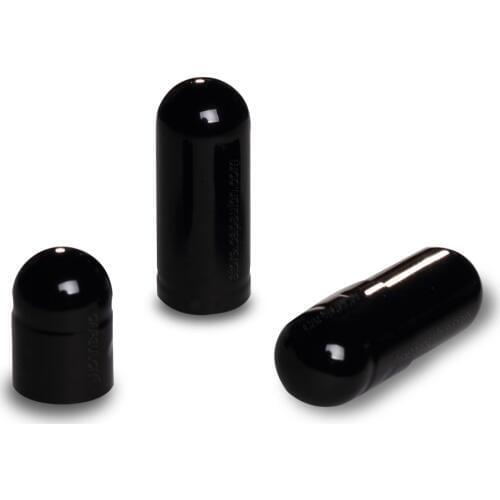 Free Shipping!!! 5000 Pieces / Carton Black Size 0 Empty Separated Gelatin Capsules