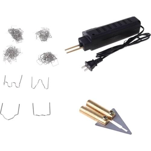Free shipping New Arrive 1Set Stapler Bumper Fender Fairing Welding Gun Plastic Repair Kit Welder Staple Car