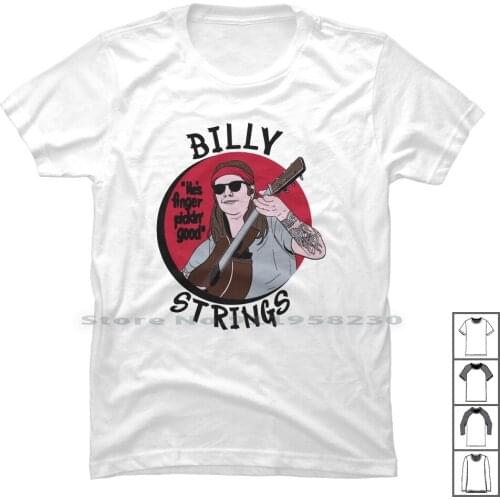 Billy Strings T Shirt 100% Cotton Merry Xmas Fashion Models Famous Party Some Ring Bill Geek Tri Ill Us