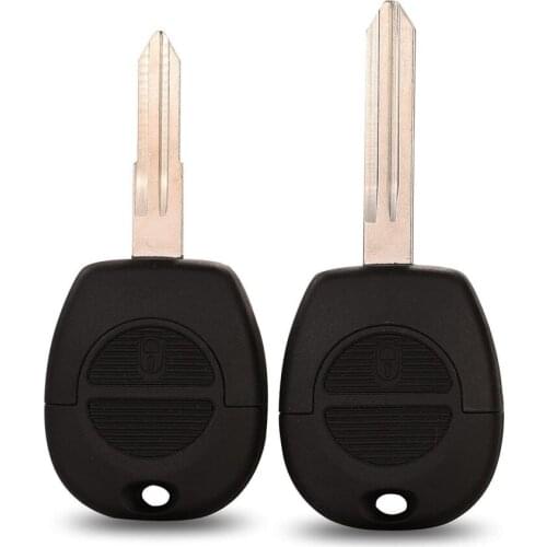 Jingyuqin for Nissan Key Shell 2 Button Car Key Shell Replacement Cover Uncut A33 Blade for Nissan Micra Almera Primera X-Trail