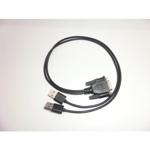 VGA to USB cable is suitable for RT809H and RT809F to solve the problems of USB port to see print and part of swiping machine