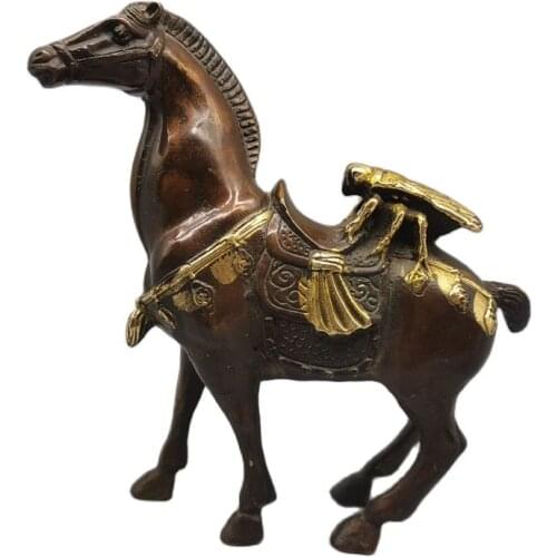 Chinese antique gilt bronze immediately sealed Hou ornaments