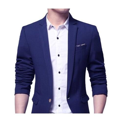Fashion New 2020 Autumn Spring Male Blazer Casual Slim Fit Suit Men Outwear Single Button Velvet Blazer Men Plus Size HJ497