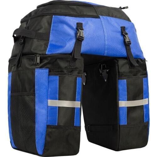 Newest Rhinowalk 3 IN 1 Bicycle Pannier Bag Multifunction Large Capacity MTB Road Outdoor Travel Cycling Luggage Carrier Bag 70L