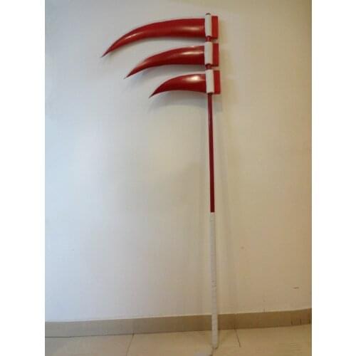 Shippuden Hidan Weapon Triple-Bladed Scythe Cosplay Replica Prop