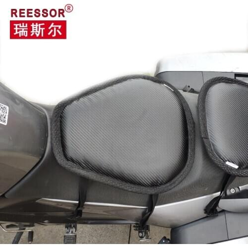 Motorcycle seat cushion summer ventilated 6cm thick net Comfortable motorbike seat mat,cruisers travel bikes cushions