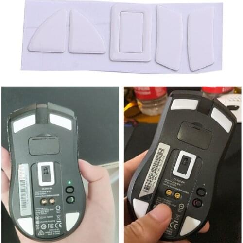 Q1JF 1Pack Professional Mouse Skates Stickers Mouse Feet Pad Glides Curve Edge Replacement for razer Viper Ultimate Mouse