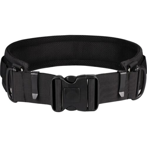 Adjustable Padded Camera Waist Belt Lens Bag Holder Case Pouch Holder Pack Strap