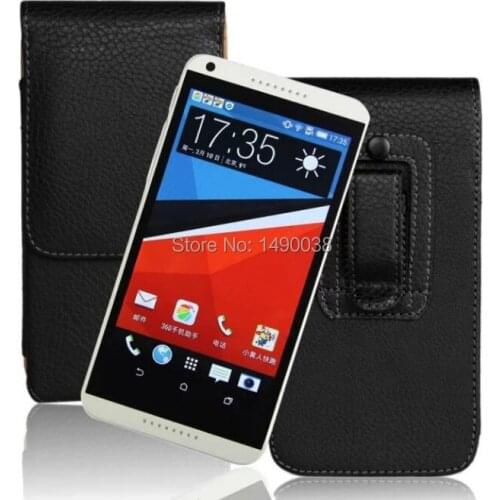 Luxury PU Leather Belt Clip Holster Pouch Case For HTC Desire 816 Phone Case