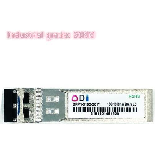 SFP 10G LC 20KM dual fiber 1310nm sfp+ 20KM cisco compatible Industrial grade SFP+ Transceiver Industrial grade -40-85 Celsius
