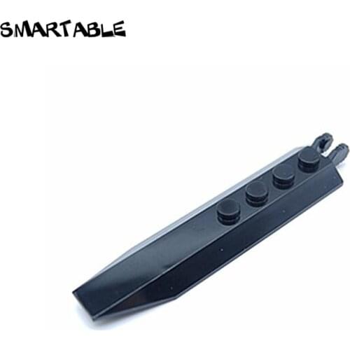 Smartable Hinge Plate 1x8 with Angled Side Extension Building Block Brick MOC Part Toy For Kids Compatible 14137/30407 20pcs/Lot