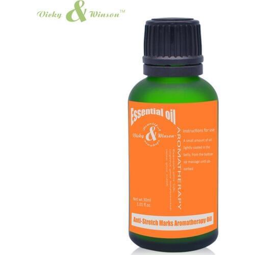 Vicky&Winson Anti-Stretch Marks Compound essential oil 30ml Enhance skin elasticity Remove stretch marks Repair cells VWFF3