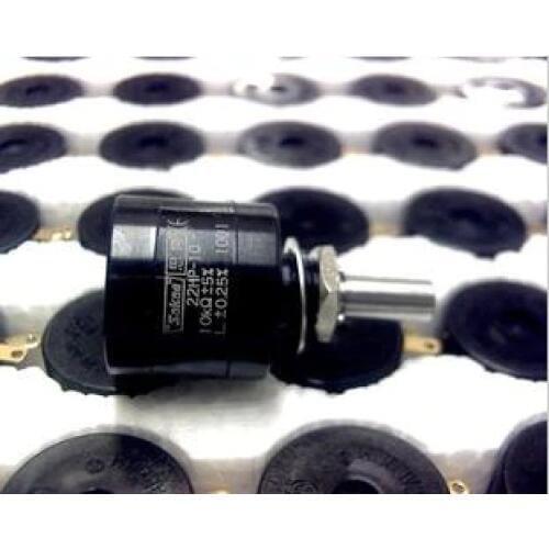[VK] Japan super precision ring potentiometer 22HP-10 resistance 100KR switch