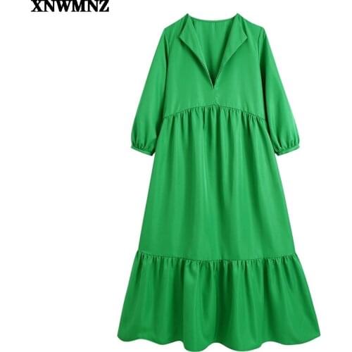 Летние платья с воланами XNWMNZ China At AliExpress