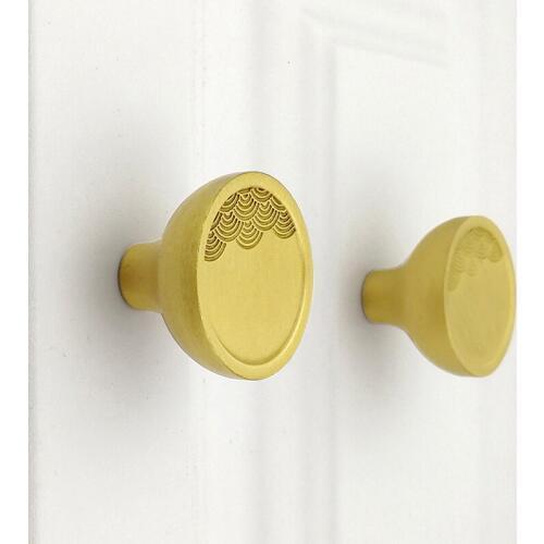 Gold brass Handle and knob Cabinet Drawer Pull Knob Door Pull Artistical Chinese Style Furniture Hardware with screw