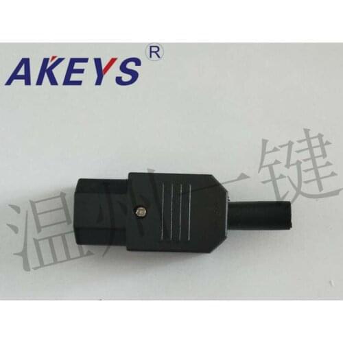 1 PC AC-013A three-hole master plug screw hole AC Power socket non-standard socket connector TV socket