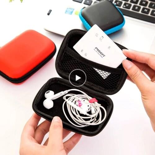 1PC Waterproof Earphone Storage Bag Portable Makeup Lipstick Key Earphone Data Cables Organizer Digital Storage Finishing Bag