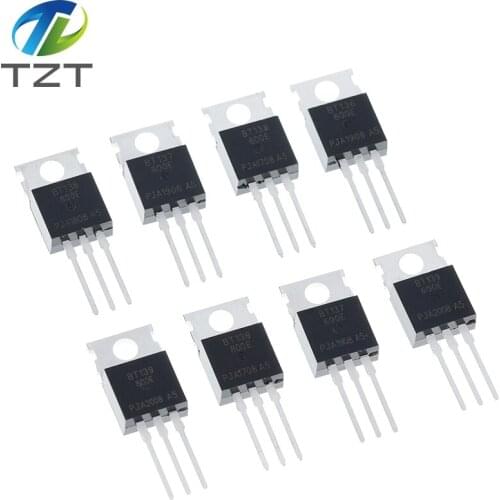 10PCS BT136-600E BT137-600E BT138-600E BT139-600E BT136-800E BT137-800E BT138-800E BT139-800E TO-220 BT136 BT137 BT138 BT139 IC