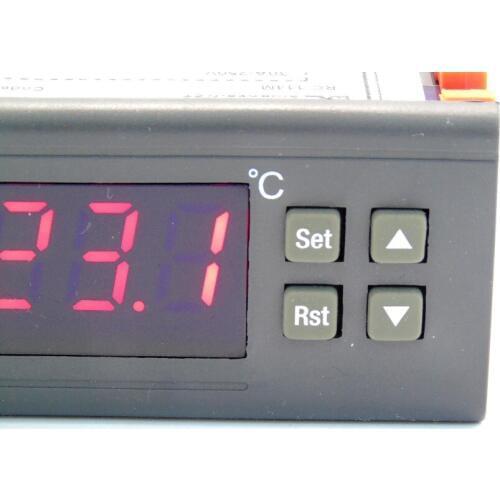 220V 110V 12V digital temperature controller with Cool Heat Alarm output