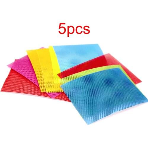 5Pcs Car Screen Window Net Car Shell/Cowl Hollow Painted Window Screen Gauze Spare Parts For Tamiya Mini 4WD RC Car Model