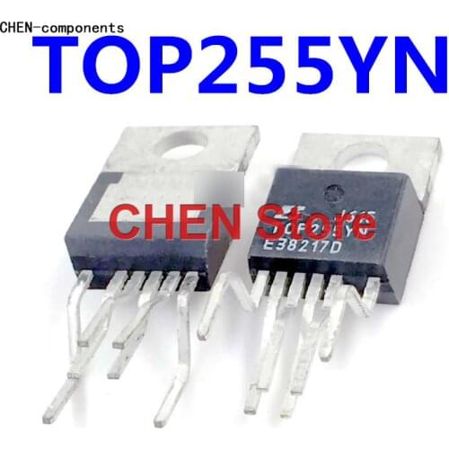 5pcs Imported original TOP255YN straight Insert power management chip IC