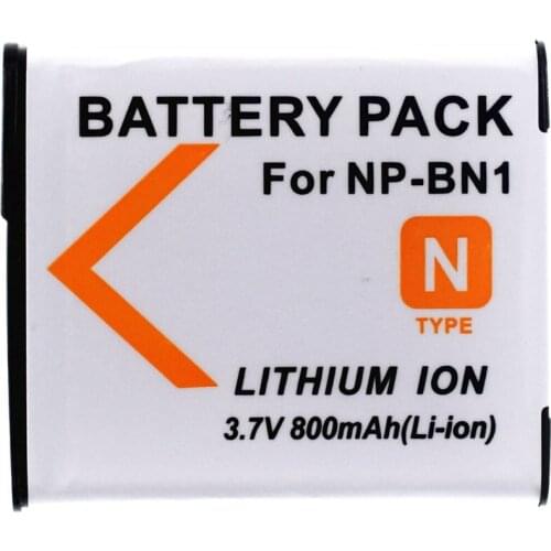 BATTERY For SONY NP-BN1 CYBER SHOT CAMERA TYPE N QX Q WX W T SERIES