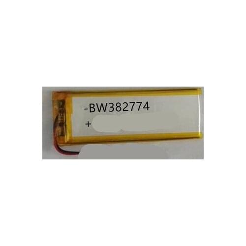 Free shipping 2pcs/lot 382774 402774 3.7v 800mah li-polymer rechargeable battery li-po battery li-ion battery