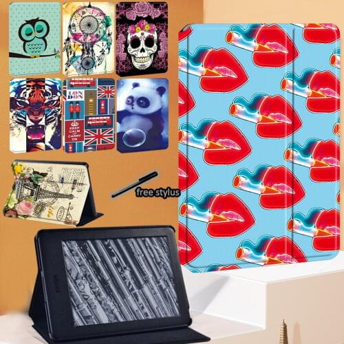Old Image Series Tablet Case for Kindle 10th /8th Gen/Kindle Paperwhite 1 5th/2 6th/3 7th/4 10th Flip Leather Stand Cover