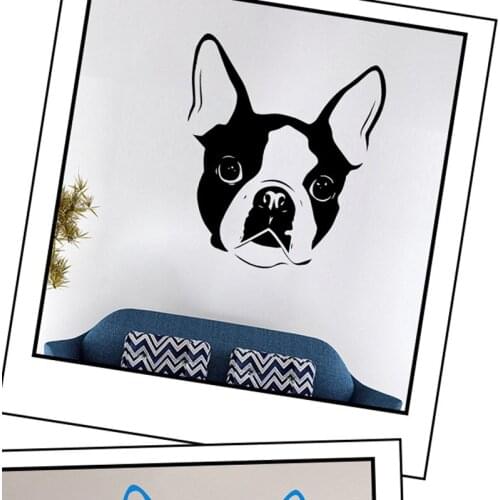 Pet Cute Bulldog Bedroom Creative Wall Sticker Wall Decal For Kids Room Nursery Bulldog Wall Mural Vinyl Wall Art Decor T180501