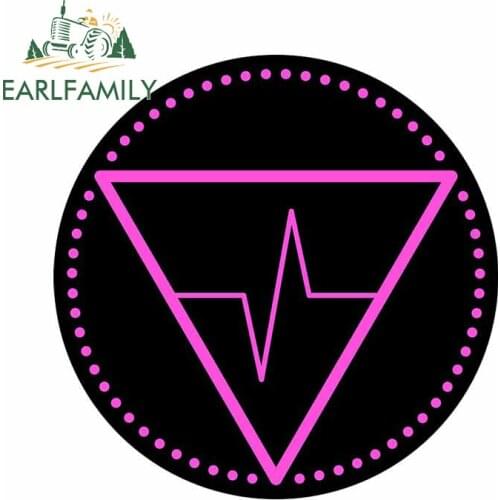 EARLFAMILY 13cm x 4.7cm for The Principle of Rhythm Shee Symbol Car Sticker Fine Helmet Camper Surfboard Personality Decoration