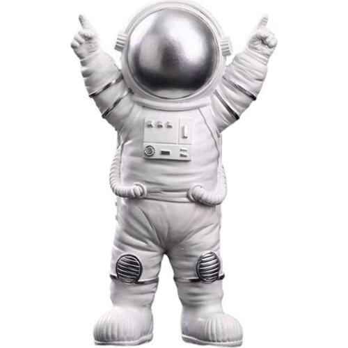 1pcs Nordic Astronaut Figurines Resin Sculpture Modern Home Decor Miniatures Table Ornaments Cosmonaut Figure Home Decorative