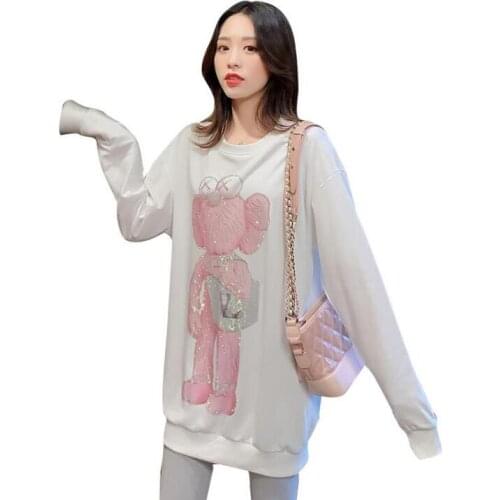 Japanese Girl Cartoon T-Shirts College Wind Print Girls Ladies Kawaii Lady White T-Shirts Student Harajuku Tops Women Shirts