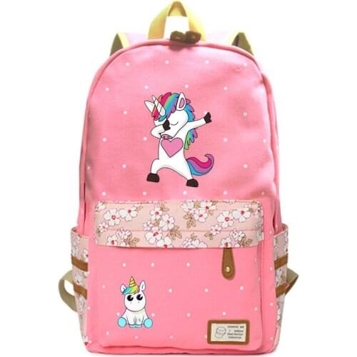 Hot sale unicorn Backpack Students book bag Boy Girl School Backpack Women Casual Daily Backpack Teens Laptop Bag Mochila