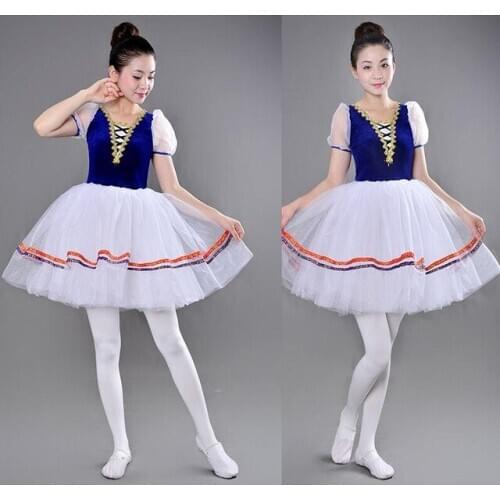 Classical Long Tutu Swan Lake Ballet Costume Adults Women Professional Ballet Dance Dress Ballerina Kids Children Dancewear Girl