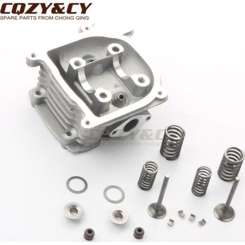 Scooter 100cc NON-EGR 50mm Big Bore cylinder head kit & 20*23mm valve kit for GY6 50cc 100cc 139QMB 139QMA 4-stroke