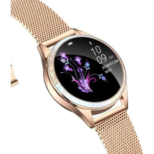 KW20 Smart Watch Women IP68 Waterproof Heart Rate Monitoring Bluetooth For Android IOS Fitness Bracelet Female Smartwatch