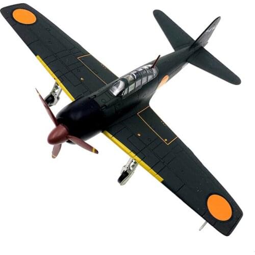 Die-casting 1/72 Zero Fighter Model Alloy Aircraft Display Model Counter Display Model Gift Aviation Collectibles