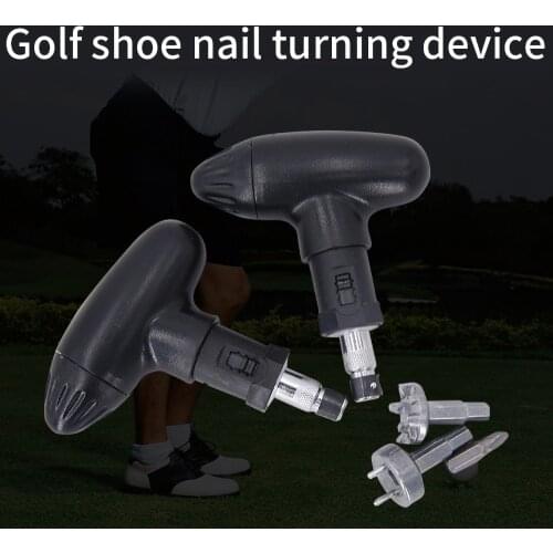 Pack 1 Golf Shoe Spike Replacement Tool Kit Shoe Spike Nail Puller Tool Accessories Golf Multi-function Nailer Universal