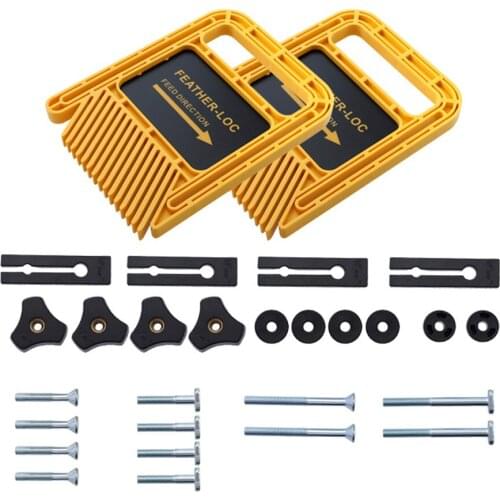Long version Multi-purpose Feather Loc Board Set For Flip Engraving Machine Table saw band-saw Miter Gauge Slot Woodwork tools