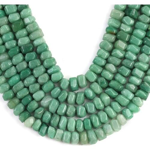 Irregular Green Aventurine Stone Beads Natural Special Cut Genuine Loose Spacer Beads 10*15mm For Jewelry DIY Making Bracelets