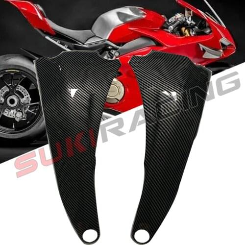 For DUCATI Panigale V4 V4S 2018 2019 Carbon Color（ABS plastic）Motorcycle Fairing Frame Covers Tank under side Fairing