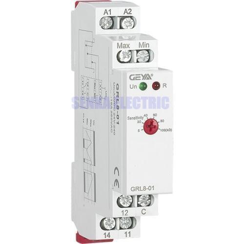 Liquid Level Control Relay 10A AC/DC24-240V Liquid Water Level Controller GRL8