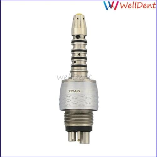 Dental Adaptor Sirona Coupling Sirona Fiber Optic Coupler For High Speed Fiber Optic Dental Handpiece 6 Hole Coupling 6 Hole
