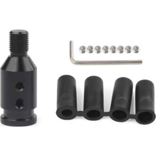 Universal Car Manual Gear Shift Knob Adapter For Non Thread Shifters Transmission Round Gear Shift Knobs