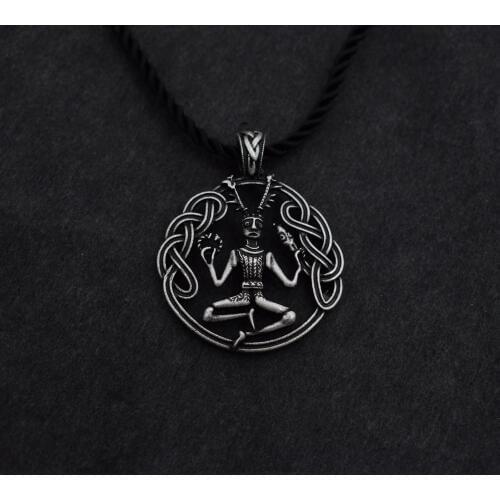 Viking Celtic Style Norse Myth Pendant Vintage Necklace