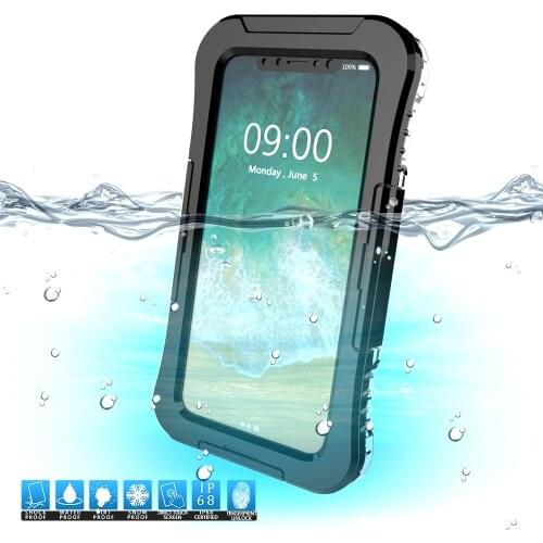 IP68 Waterproof Phone Case for iPhone X XR XS Max 8 7 Plus 6 6S 360 Heavy protective Shockproof Cover For iPhone 11 Pro Max
