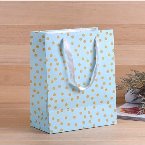 25*33*8cm kraft paper gift bag Festival Paper bag with handles Fashionable jewellery bags wedding birthday party