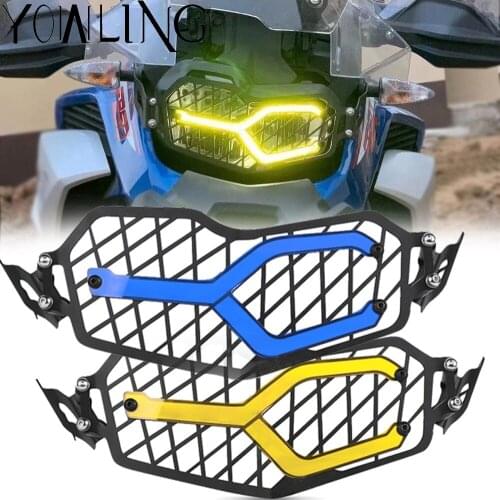 Headlight Guard Grille Grill Cover Protector FOR BMW F850GS F850 GS F 850 GS ADVENTURE 2018 2019 2020 2021 Lamp holder cover