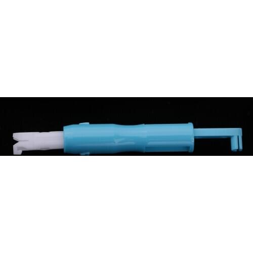 1 Piece Plastic Sewing Needle Inserter Automatic Needle Threader Needle Threading Tool for Sewing Machine Length 2.83 inch